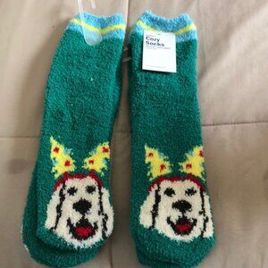Old navy TWO pairs of cozy dog socks NWT